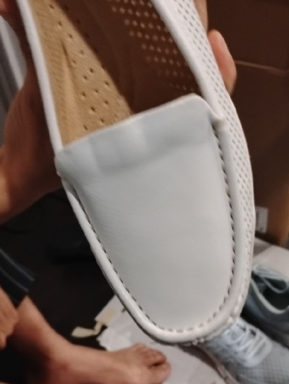 Naturalizer Women's White Slip-On Comfort Loafers Size 11 - Picture 4 of 4